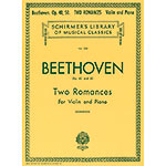 Two Romances in F Major and G Major, Opp. 40 & 50, for violin and piano; Ludwig van Beethoven