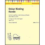 Rondo, in G Major, op. 22, no. 3 for violin & piano; Oskar Rieding (Schott Edition)