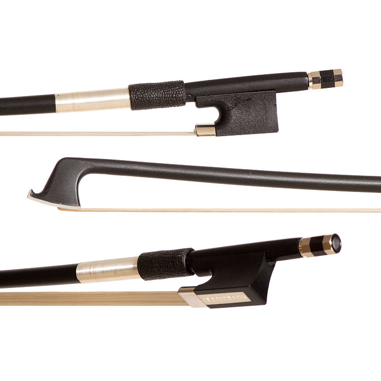 Glasser Premium Fiberglass 1/16 Violin Bow, Black