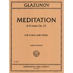 Meditation in D Major, Op. 32, for violin and piano; Alexander Glazunov (International)