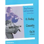 Concerto in G Major, Op. 34, for violin and piano; Oskar Rieding (Bosworth)
