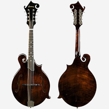 Mandolin front and back