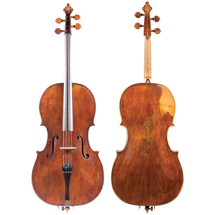Carlo Ferdinando Landolfi cello, Milan dated 1771