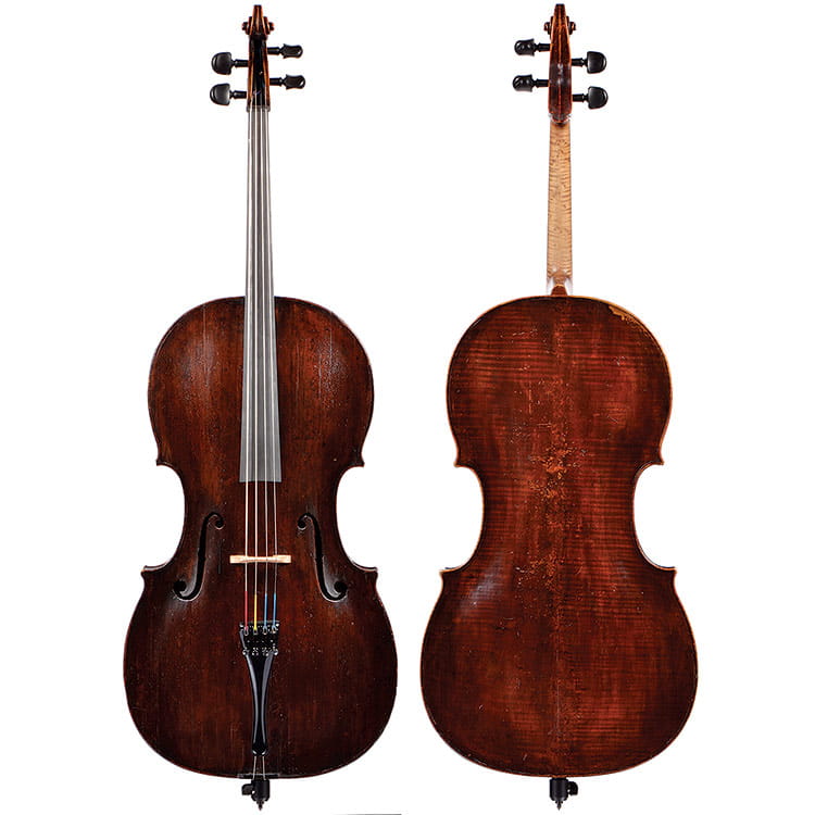 Johann Udalrichus Eberle cello, Prague circa 1740