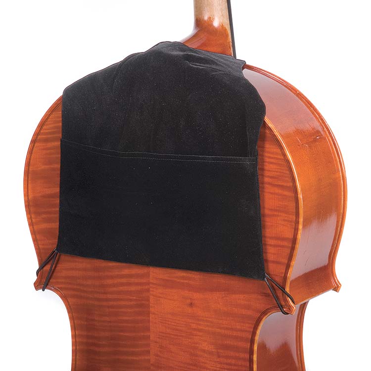 Cellobib: Sotto Voce - Black with Pocket