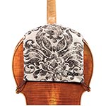 Cellobib: Symmetry - Charcoal and Light Brown design