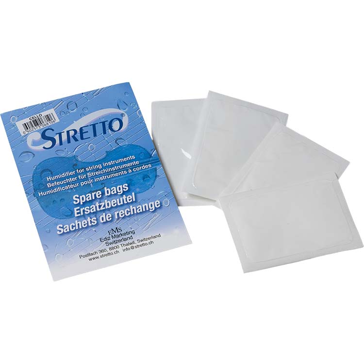 Stretto Replacement Pouch for cello, pack of 4