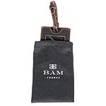 Bam France Luggage Tag, multi-dark color