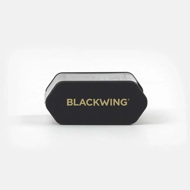 Blackwing Two-Step Long Point Pencil Sharpener, Black