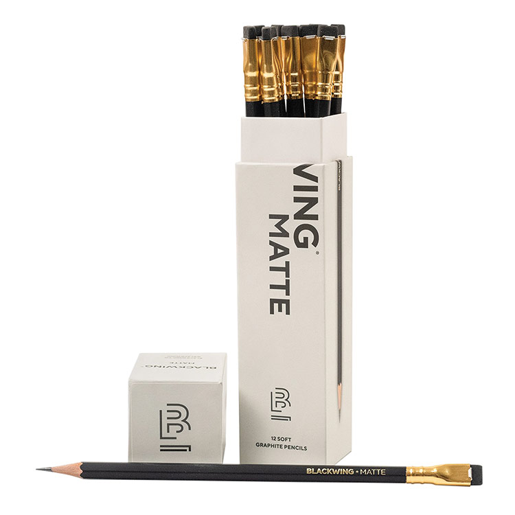 Blackwing Matte Graphite Pencils, 12 pack