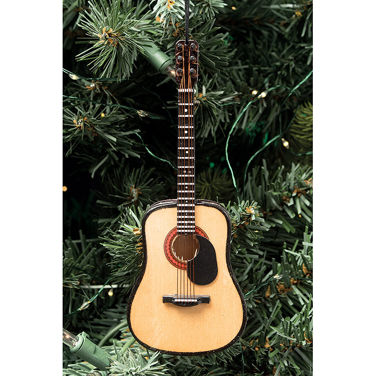 Guitar with Pick Guard Ornament