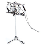 Music Stand Ornament, Silver