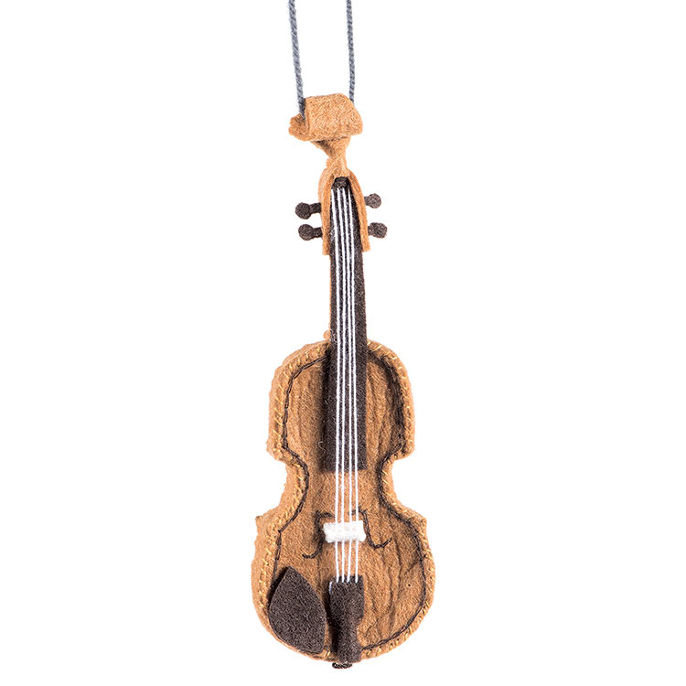 Violin Felt Ornament