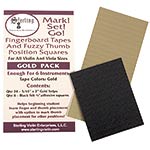 Mark! Set! Go! Fingerboard Tape, Gold Tape for Violin or Viola