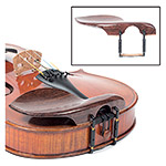 Guarneri Rosewood Chinrest for 4/4 Violin with Standard Black Bracket
