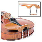 Kinglar Boxwood Chinrest for 4/4 Violin with Standard Bracket
