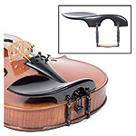 Kinglar Ebony Chinrest for 4/4 Violin with Standard Bracket