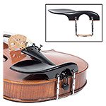 Kinglar Ebony Chinrest for 4/4 Violin with Standard Bracket