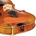 SAS Pearwood Chinrest for Violin or Viola with 28mm Plate Height and Gold-Plated Bracket
