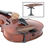 SAS Violin/Viola Chinrest, Walnut, 24mm, carbon barrel