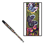 Bam France Fashion Neoprene Strap for Hightech Violin Case, Butterfly