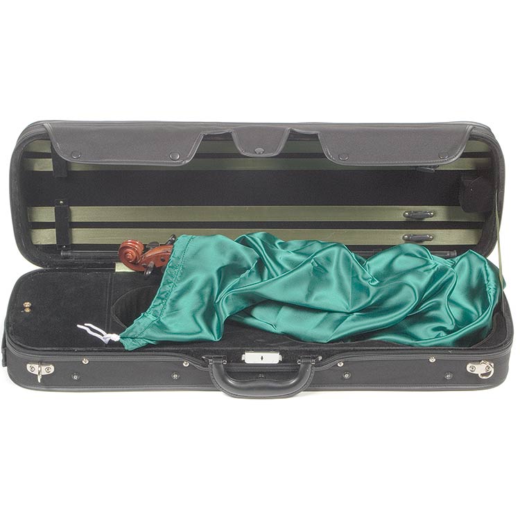 Bobelock Satin Pouch for Violin, Green