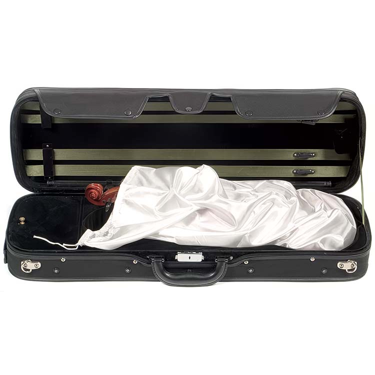 Satin Pouch for Viola – White