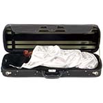 Satin Pouch for Viola – White