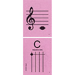 Violin 3rd Position Regular Size Laminated Flashcards