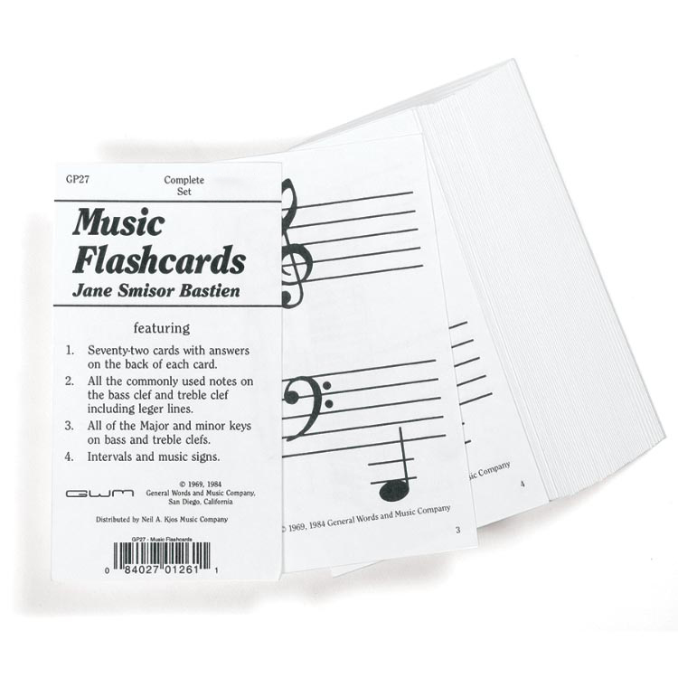 Flashcards, General Music; Bastien (NKM)