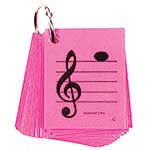 French Horn Mini Size, Laminated Flashcards