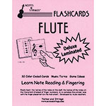 Flute Regular Size Laminated Flashcards