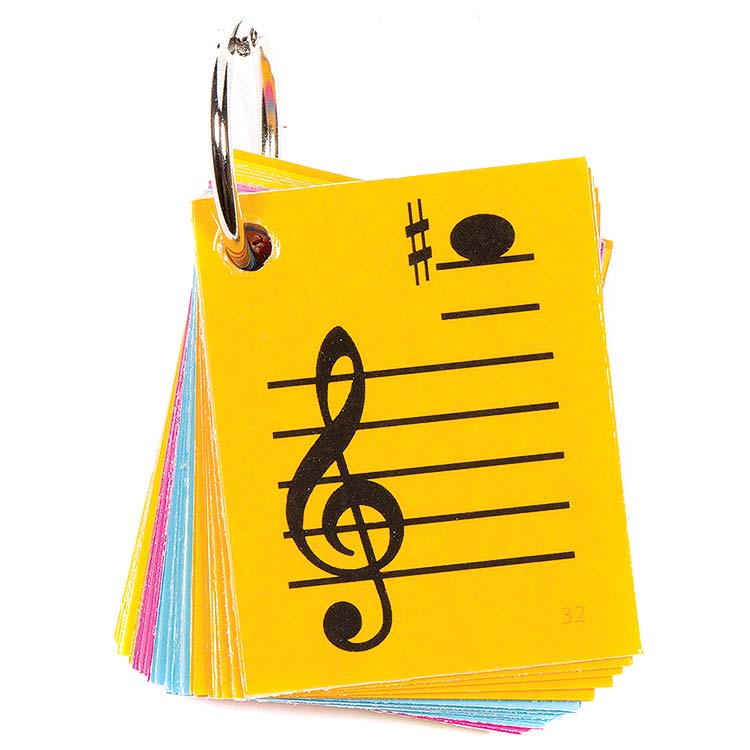 Violin 3rd Position Mini Size, Laminated Flashcards | Carriage House