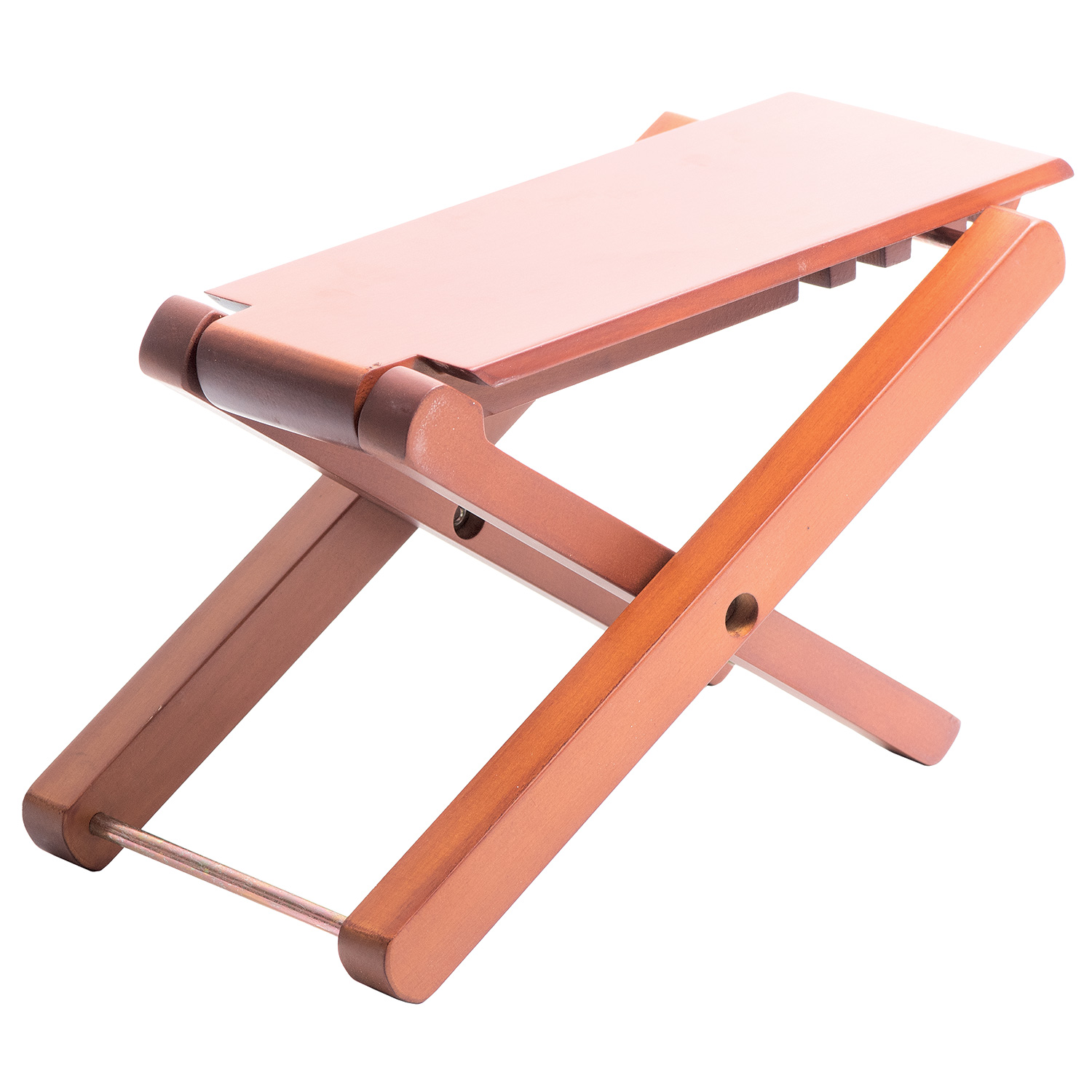 Folding shop wooden footstool