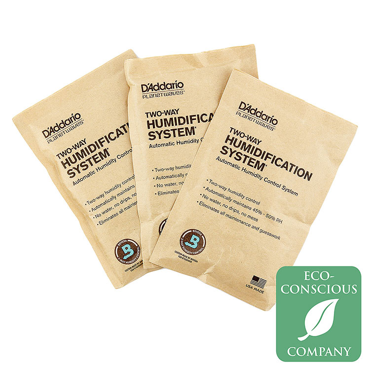 D'Addario Two-Way Humidification System Replacement 3-Pack