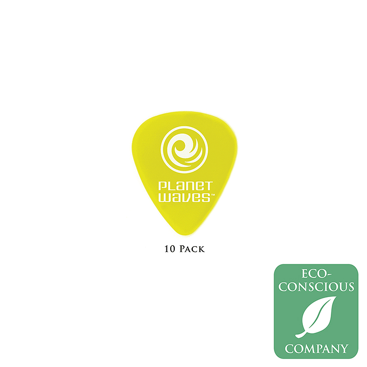 D'Addario Duralin Guitar Pick, Standard Shape Light/Medium .70mm, 10 Pack