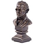 Schubert 6.5'' Resin Bust with Bronze Finish Look