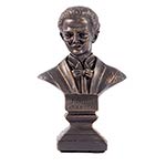 Strauss 6.5'' Resin Bust with Bronze Finish Look