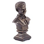 Strauss 6.5'' Resin Bust with Bronze Finish Look