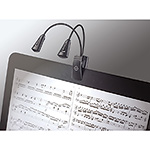 K&M 12244 Double4 LED Flex Light Music Stand Light