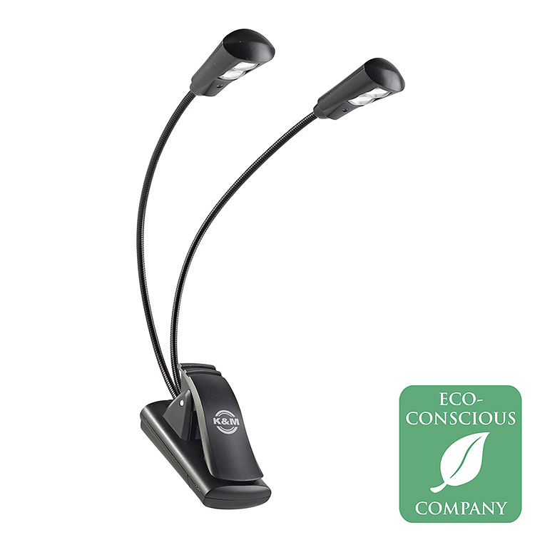 K&M 12244 Double4 LED Flex Light Music Stand Light