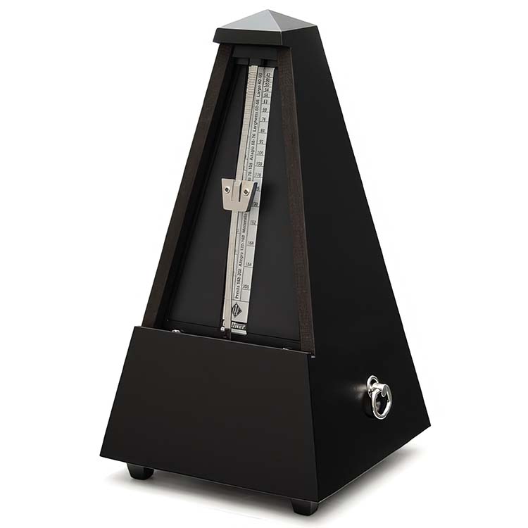 Wittner Traditional Metronome: Plastic Black