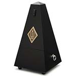 Wittner Traditional Metronome: Black, Matte Finish