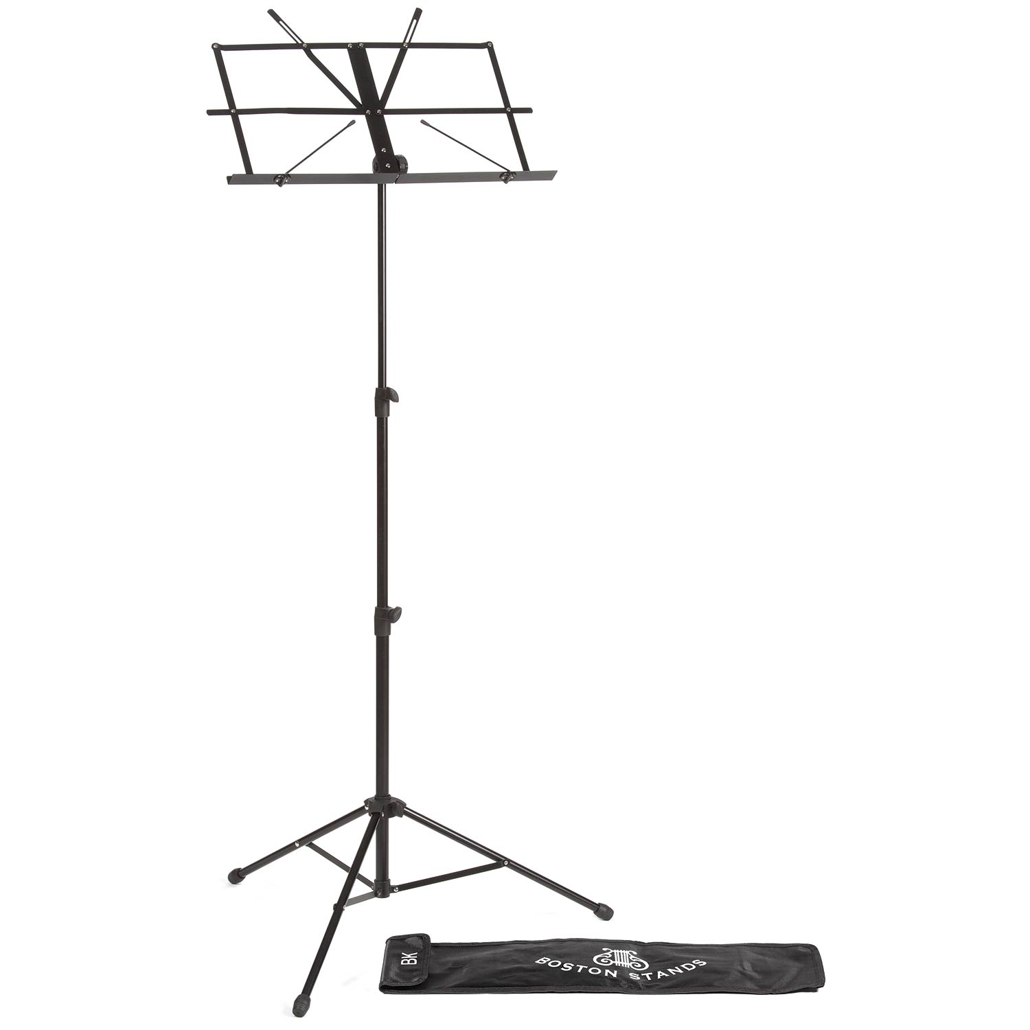 Boston Black Folding Music Stand with Bag Carriage House Violins