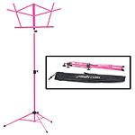 Hamilton KB900 Pink Deluxe Folding Music Stand with Bag