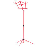 Hamilton KB900 Red Deluxe Folding Music Stand with Bag