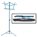 Hamilton KB900 Blue Deluxe Folding Music Stand with Bag