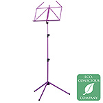 K & M 10010 Rainbow Series Purple Music Stand