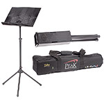 Peak SMS-20D Folding Music Stand with steel legs and carrying bag, Black