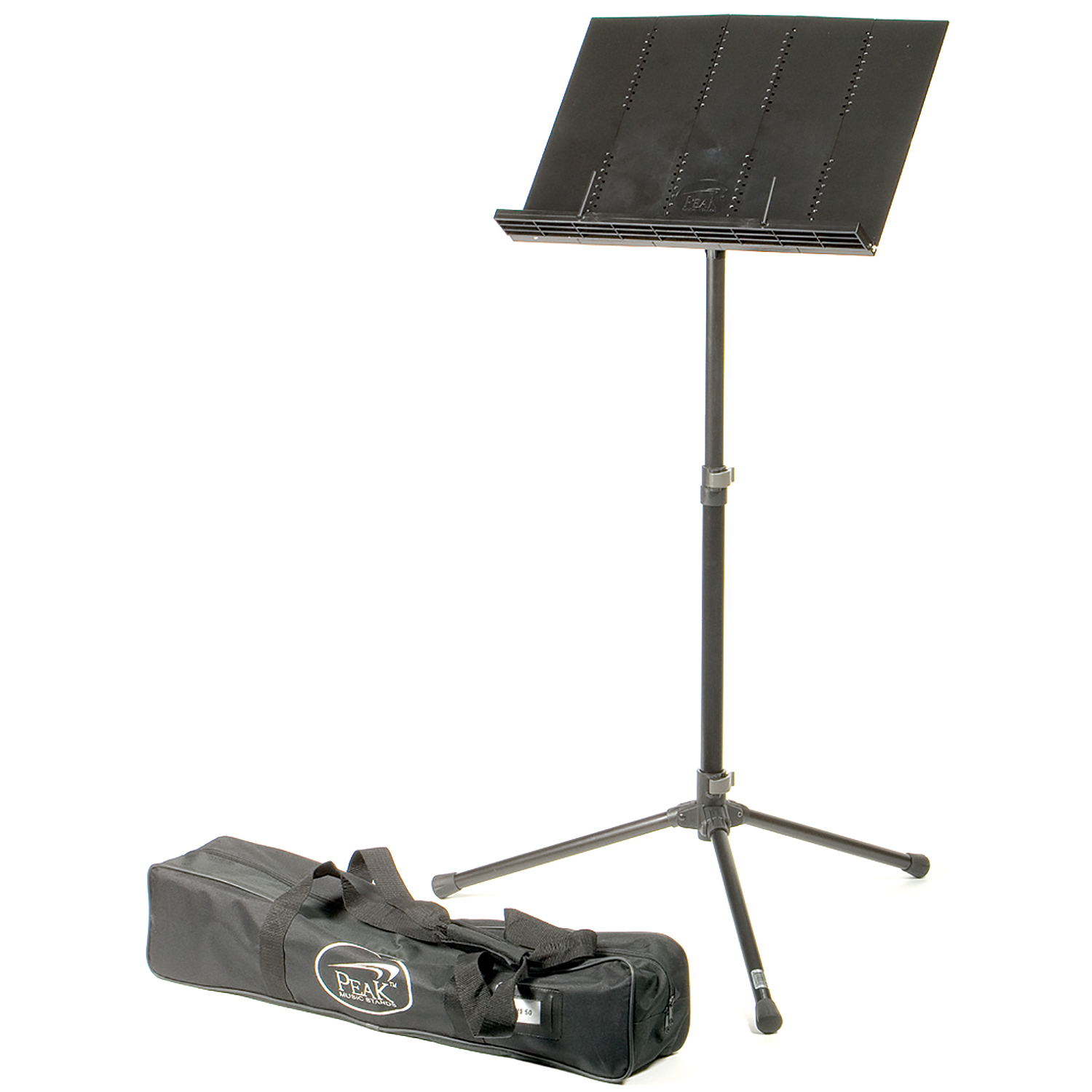 Peak SMS40 Music Stand with Aluminum legs; black Carriage House Violins